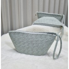 Livoras Home Kadın Jüt Ip Çanta, Hediyelik, Hasır Çanta