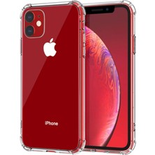 Ennar Apple iPhone 11 Uyumlu Darbeye Dayanıklı Köşe Korumalı Kılıf Anti Şok Şeffaf Kapak