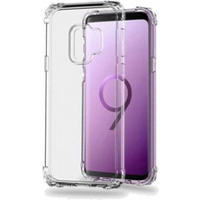 Ennar Samsung Galaxy S9 Uyumlu Darbeye Dayanıklı Köşe Korumalı Kılıf Anti Şok Şeffaf Kapak