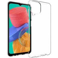 Ennar Samsung Galaxy M32 Kılıf 0.2 mm Ultra Ince Şeffaf Silikon Kapak
