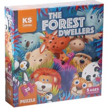 Prs 32713 The Forest Dwellers 35 Parça Puzzle -Ks Puzzle