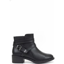 Ustalar Ayakkabı Siyah Kadın Günlük Bot  640.2414-04