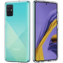 Ennar Samsung Galaxy A51 Kılıf Uyumlu Darbeye Dayanıklı 2.0 mm Ince Şeffaf Silikon Kapak