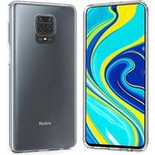 Ennar Xiaomi Redmi Note 9 Pro Kılıf Uyumlu Darbeye Dayanıklı 2.0 mm Ince Şeffaf Silikon Kapak