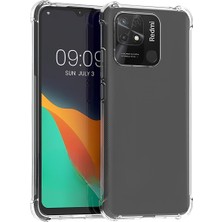 Ennar Xiaomi Redmi 10C Kılıf Sararmaz Kenarları Yumuşak Anti Şok Şeffaf Silikon Kapak