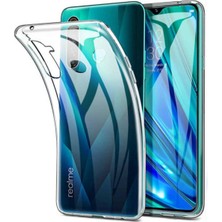 Ennar Oppo Realme 6i Kılıf Uyumlu Darbeye Dayanıklı 2.0 mm Ince Şeffaf Silikon Kapak
