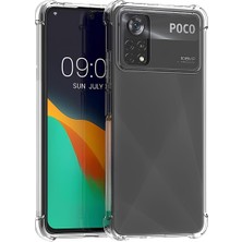 Ennar Poco X4 Pro 5g Kılıf Sararmaz Kenarları Yumuşak Anti Şok Şeffaf Silikon Kapak