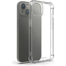 Ennar Apple iPhone 13 Pro Uyumlu Darbeye Dayanıklı Köşe Korumalı Kılıf Anti Şok Şeffaf Kapak