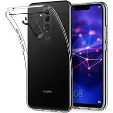 Ennar Huawei Mate 20 Lite Kılıf Uyumlu Darbeye Dayanıklı 2.0 mm Ince Şeffaf Silikon Kapak
