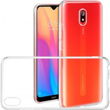 Ennar Xiaomi Redmi 8A Kılıf Uyumlu Darbeye Dayanıklı 2.0 mm Ince Şeffaf Silikon Kapak