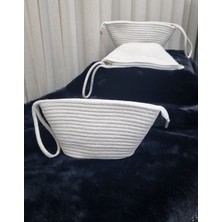 Livoras Home Kadın Jüt Ip Çanta, Hediyelik, Hasır Çanta