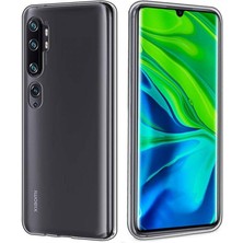 Ennar Xiaomi Mi Note 10 Pro Kılıf Uyumlu Darbeye Dayanıklı 2.0 mm Ince Şeffaf Silikon Kapak