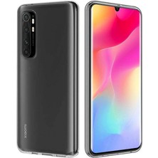 Ennar Xiaomi Mi Note 10 Lite Kılıf Uyumlu Darbeye Dayanıklı 2.0 mm Ince Şeffaf Silikon Kapak