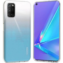 Ennar Oppo A92 Kılıf Uyumlu Darbeye Dayanıklı 2.0 mm Ince Şeffaf Silikon Kapak