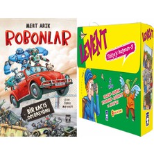 İlk Genç Timaş Robonlar (Mert Arık) ve Levent Türkiyeyi Geziyorum 3 Set - (5 Kitap)