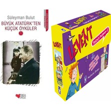 Can Yayınları Büyük Atatürk'ten Küçük Öyküler 1 (Süleyman Bulut) ve Levent Türkiyeyi Geziyorum 2 Set - (5 Kitap)