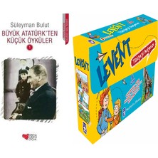 Can Yayınları Büyük Atatürk'ten Küçük Öyküler 1 (Süleyman Bulut) ve Levent Türkiyeyi Geziyorum 1 Set - (5 Kitap)