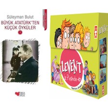 Can Yayınları Büyük Atatürk'ten Küçük Öyküler 1 (Süleyman Bulut) ve Levent Iz Peşinde 6 Set - (5 Kitap)