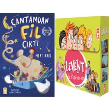 Timaş Çocuk Çantamdan Fil Çıktı (Mert Arık) ve Levent Iz Peşinde 6 Set - (5 Kitap)