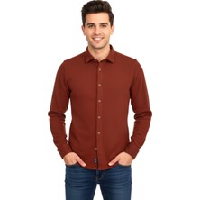 Advante Erkek Kışlık Silim Fit Kaşkorse Dokuma Gömlek BGL-ST04935