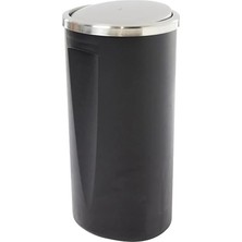 AyrStore Lenox Siyah Çöp Kovası 35 Litre