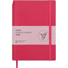 AyrStore Kuka 2025 Günlük Ajanda A5 (14X21CM) Esnek Kapak Ivory 80GR.