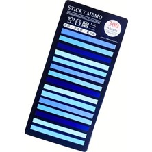 AyrStore Post-It Sticky Notes Şeffaf Renkli Yapışkan Postit Not Kağıdı Etiketi Kısa Şeritler (Renk 2)