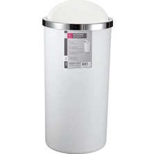 AyrStore M-E76-01 Lenox 35 Lt Çöp Kovası, Beyaz