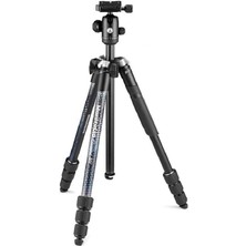 Manfrotto Trépied Element Mii Alüminyum Siyah 4 Bölüm Bh - MKELMII4BK-BH