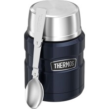 Thermos SK3000 Stainless King Yemek Termosu 0.47 Lt Gece Mavisi Çelik Termos