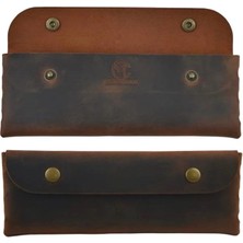 AyrStore Messcollectıon Kalemlik, Deri Küçük Kalem Kutusu – Iş, Ofis, Okul Aksesuar Tutucu, Klasik ve Minimal