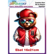 F17 Ajans Sevimli Ayıcık Ütü ile Yapışan Tekstil Baskısı