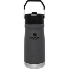 Stanley Iceflow Paslanmaz Çelik Pipetli Su Şişesi, Vakum Yalıtımlı Su Şişesi, Ev ve Ofis Için, Hasır
