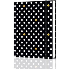 AyrStore Victoria's Journals 16,5X22,5 cm Gizli Spiralli Noktalı Defter Tarihsiz Not Defteri (Candy Polka)