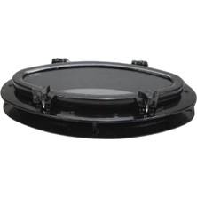 Sealux Lumboz Plastik Elips 21X40CM Içten Montaj - Siyah