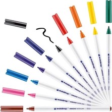 AyrStore 4600 Tekstil Kalemi - 10 Renk Seti (Temel) - Yuvarlak Uç 1 mm