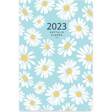 AyrStore 2023 Haftalık Cep Ajandası - Papatya, 8X12
