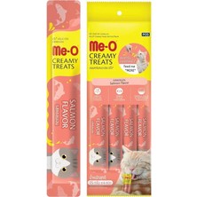 AyrStore Me-O Creamy Yengeç&ton Balıklı Kedi Ödülü, 15 gr x 4