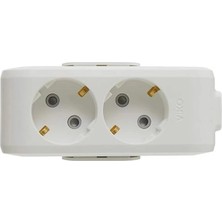 AyrStore Multi-Let Ikili Priz Topraklı Çarpma Karşıtı Çocuk Korumalı Klemensli (Kablosuz)