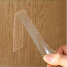 AyrStore Çift Taraflı Nano Bant Süper Güçlü Şeffaf Çift Taraflı Bant 2cm 3 Metre