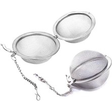 AyrStore Metal Top Çay Süzgeci,topuz Çay Filtresi,bitki ve Yeşil Çay Için Paslanmaz Süzgeç,bardağa