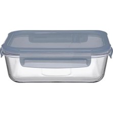 AyrStore Pasabahce Lockie&lock Saklama Kabı 0 A Damla Logo Kapak Plastik Gri Kapaklı 1030CC