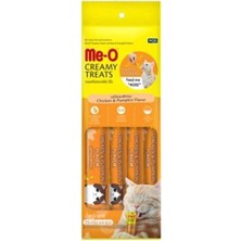 AyrStore Me-O Tavuklu Balkabaklı Krema Sıvı Kedi Ödülü 15GR 4lü