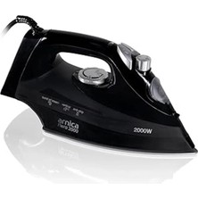 AyrStore Flora 2000 Seramik Ütü Siyah Gümüş