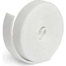 AyrStore 5 Metre Kablo Düzenleyici Toplayıcı Cırt Cırt Beyaz