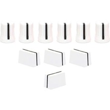 AyrStore Chroma Caps Lite Pack (White) | Chroma Caps Lite Paketi: 6x Super Knobs, 3x Fader Pro