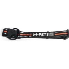 AyrStore M-Pets Hıkıng Reflektörlü Boyun Tasması Black (Xl)