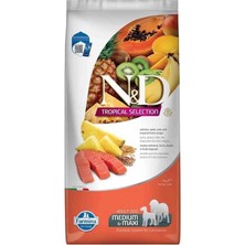 AyrStore N&d Tropical Selection Somonlu ve Tropikal Meyveli Orta ve Büyük Irk Yetişkin Köpek Maması 10 kg
