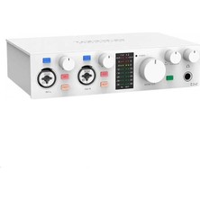 AyrStore Topping Professional E2X2 | White Yüksek Kalite Usb-C Ses Kartı: 2-Giriş/2-Çıkış 24BIT/192KHZ