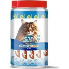 AyrStore Cat Sıvı Kedi Ödülü Somon-Karides 30X15 gr